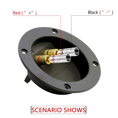 20pcs/10pairs BANANA PLUGS 24K Gold-plated 4MM Banana Connector with Screw Lock For Audio Jack Speaker Plugs Black&Red