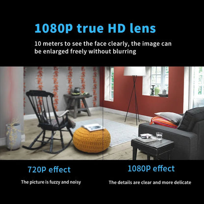 New X5Mini Night Vision 1080P Wireless Surveillance Camera Lightweight Clear Portable Motion Detection Premium Quality