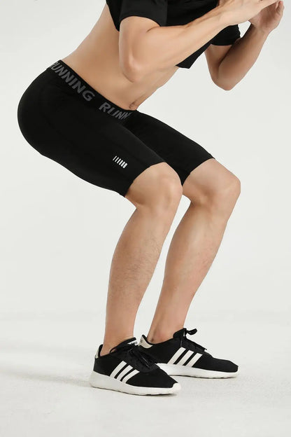 Sports Fitness Pants Men Gym Shorts Workout Tights Running Training Bottoming Shorts Compression Leggings Basketball Sportswear