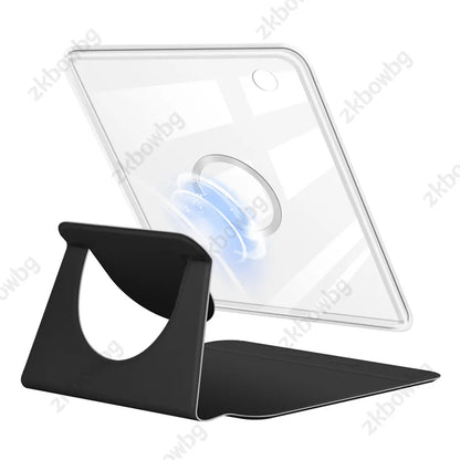 Magnetic Detachable for KOBO Libra Colour/Libra 2 N428 N418 7'' Ebook Case 360° Rotatable 2-in-1 Acrylic PU Leather Stand Cover
