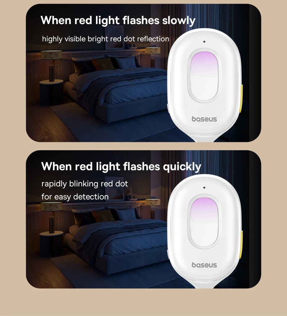【New】Baseus Camera Detector Intelligent Hidden Camera Signal Gadget Security Alarm Anti Spy Candid Peeping Protection Detector