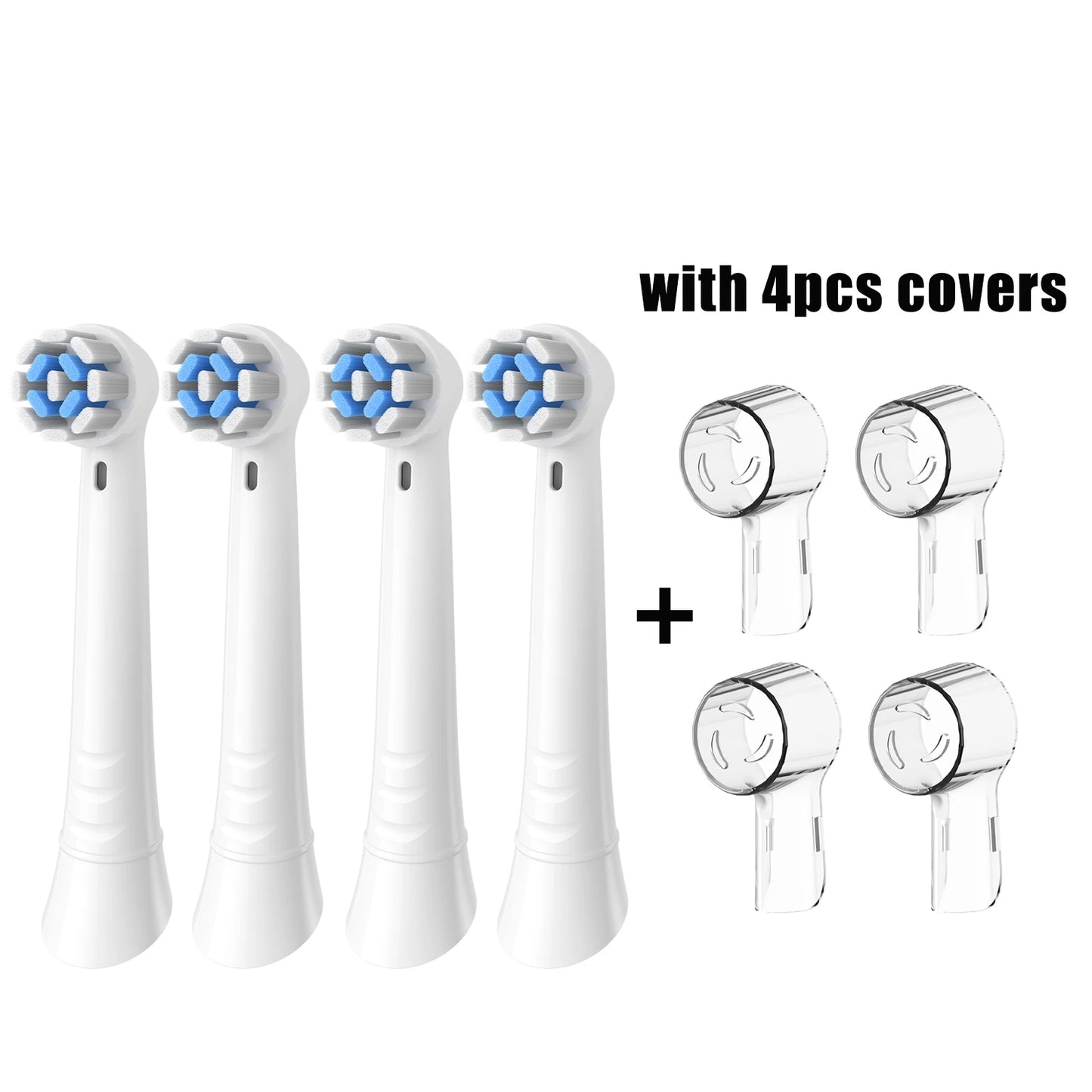 4/8/12/16/20 Pack Replacement Toothbrush Heads Compatible with Oral B iO, Brush Heads for Oral-B iO 2/3/4/5/6/7/8/9/10/7G Series
