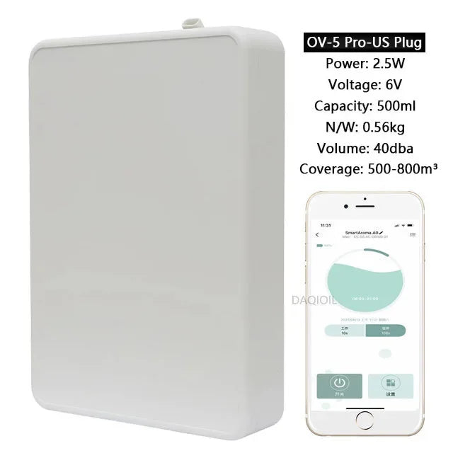 Professional Aroma Diffuser Machine Electric Smell for Home Bluetooth Room Fragrance Diffuser Hotel Electric Smell Distributor