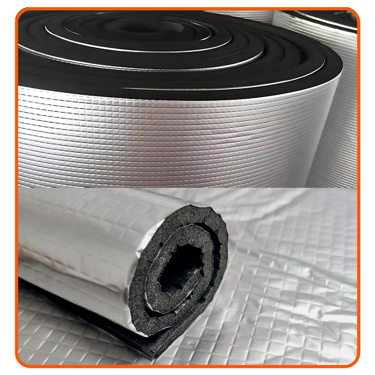 1PC Car Sound Insulation Cotton Engine Hood Heat Insulation Self-Adhesive Pad With Four Specifications To Choose From