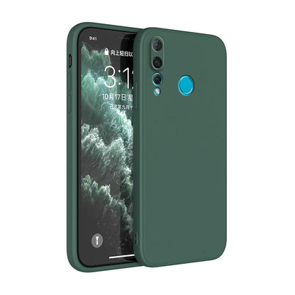 Square Liquid Silicone Phone Case for Huawei Y6P Y7P 2020 P40 lite E Y6 Y6S Y7 Y9 Prime 2019 P smart Z P30 Lite Back Cover Case