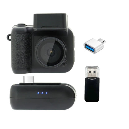 Y4000 Mini Keychain Camera With Screen HD 1080P Portable Retro kids Cam Ultra Compact Pocket DV Video Recorder With Flash Lamp