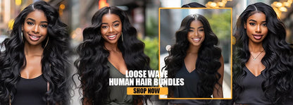 Beaufox Loose Wave Bundles 100% Human Hair Bundles Indian Hair Weave 1/3/4 Bundles Deal Human Hair Virgin Human Hair Extensions