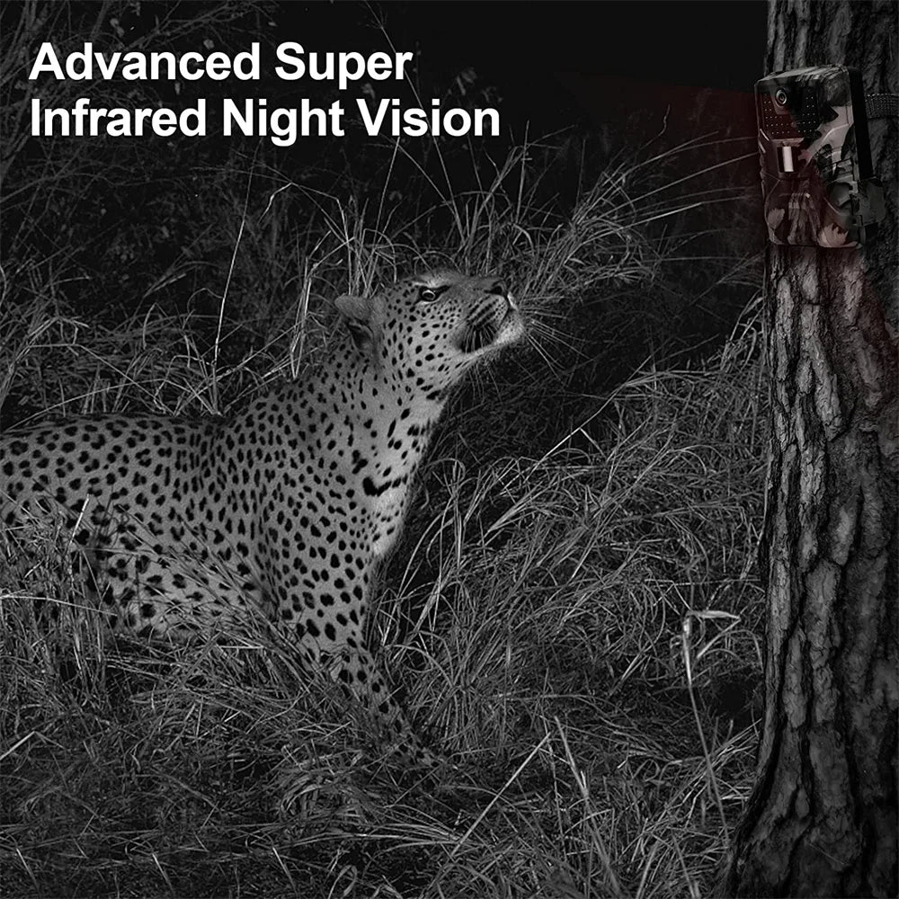 Outdoor WIFI APP 4K/2.7K 36MP/24MP Trail Camera Wildlife Infrared Night Vision Motion Activated IP65 Trap Game Cam Waterproof