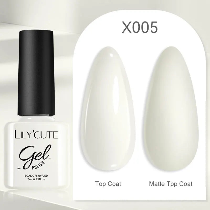 LILYCUTE 7ml Brown Red Purple Nail Gel Polish Coffee Color Series Semi Permanent UV Gel Soak off Nail Gel Varnishes For Nail Art