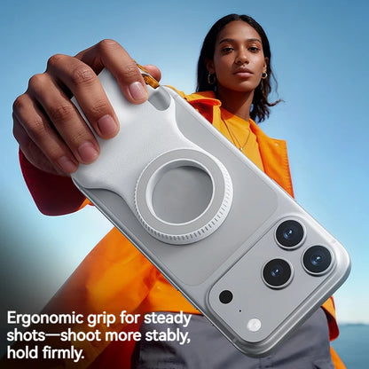 Magnetic Phone Camera Shoot Hand Grip Zoomable Smart Phone Holder Shooting Aid Remote Control Handle For Iphone Android Phone