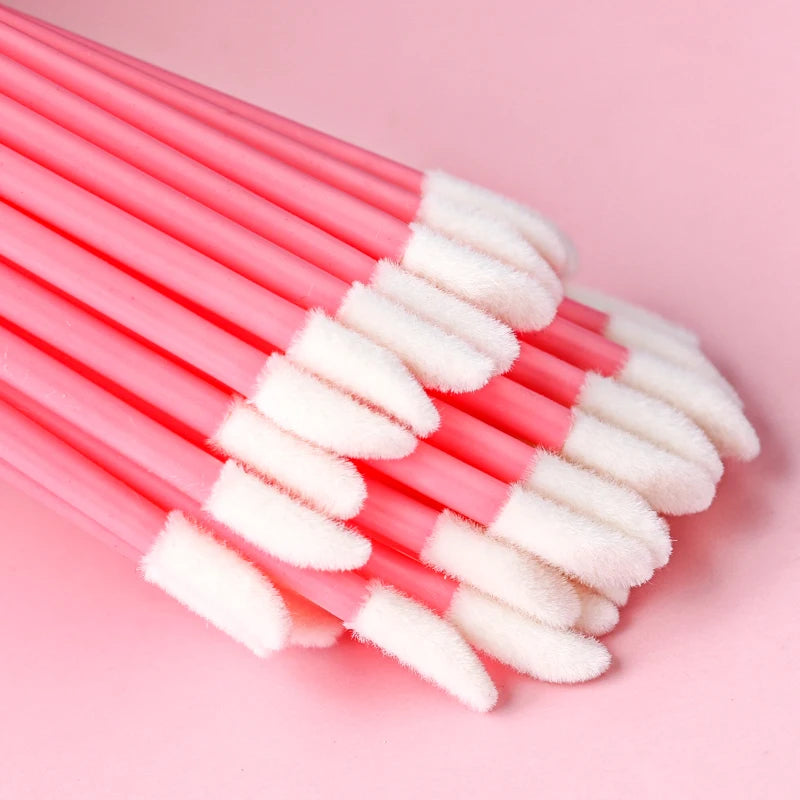 Makeup Brushes 5/50/100 Pcs Black Lip Brushes Applicator Eyelash Brushes Gloss Lipstick Wands Cosmetic Professional Make Up Tool