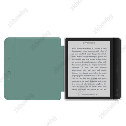 Magnetic Detachable for KOBO Libra Colour/Libra 2 N428 N418 7'' Ebook Case 360° Rotatable 2-in-1 Acrylic PU Leather Stand Cover