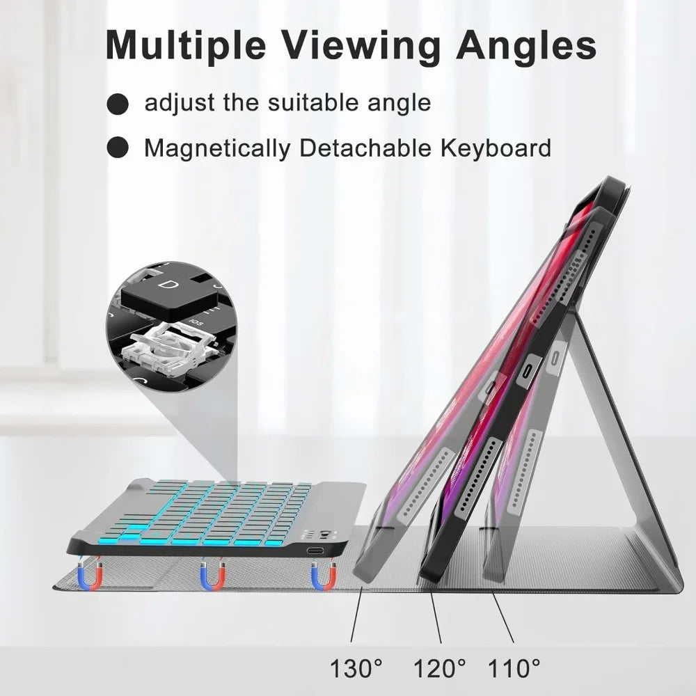 Tablet Case for Lenovo Xiaoxin Pad 11 lnch 2024 2025,Detachable  Keyboard Case for Lenovo Tab M11 / Idea Tab 11" with Pen Slot
