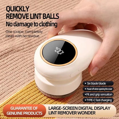 Electric Clothing Shaver Portable Garment Fabric Professional Lint Remover USB Charging Suitable for Sweaters Pants Cushions