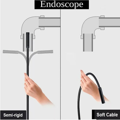 8mm Endoscope Camera 720P HD USB Endoscope With 8 LED 1/2/5/10M Flexible Cable Waterproof Inspection Borescope for Android PC