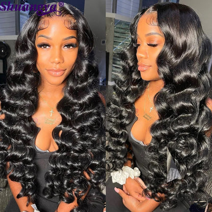Loose Deep Wave Bundles 100% Virgin Raw Brazilian Human Hair Weave 1/3/4   Bundle Deals Hair Extension Double Weft Wholeasle 30"