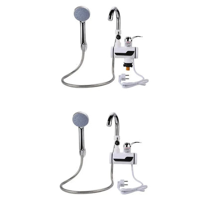 3000W Electric Kitchen Water Heater Tap Instant Hot Water Faucet Heater Cold Heating Faucet Tankless Instantaneous Water Heater