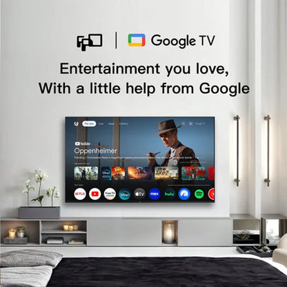 50 55 65 75 85 100 110 120 Inch 4K UHD Smart TV Frameless Android TV with WiFi for Gaming Streaming Home Cinema Television Pro