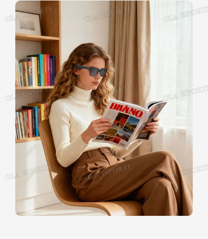 New Camera Control Smart Glasses 2025 Music Sunglasses Headphones Wireless Bluetooth Call Headset HIFI Audio glasses For Android