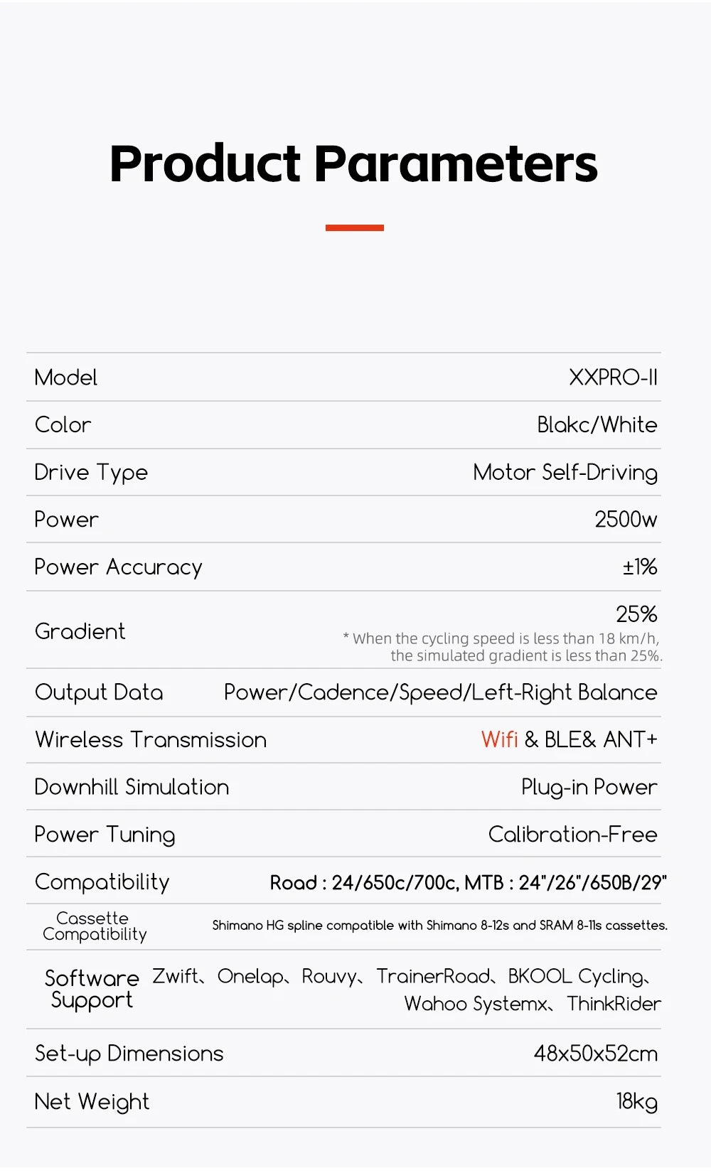 ThinkRider XXPRO Direct Drive  Smart Bike Trainer Max 2500W Indoor Training Generate electricity by oneself Bicycle Roller