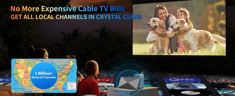 VUELVE Indoor and Outdoor Digital TV Antenna 4K 1080P HD TV Antenna Uhf Dvb-T2 Antenna For Free Local Channels