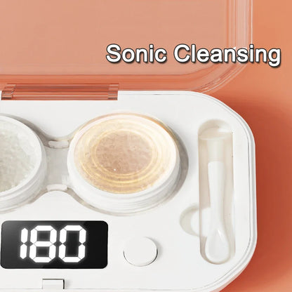USB Rechargeable Contact Lens Sonic Cleaner Quick Lens Cleaning Tool Effectively Removes Dirt Clean and Comfortable
