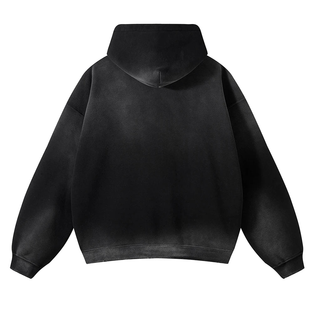 VIPReAlr2025 Winter Hoodie Retro Harajuku Fashion Washed Cotton 380GSM Pullover Sweatshirt Y2K RE Alr
