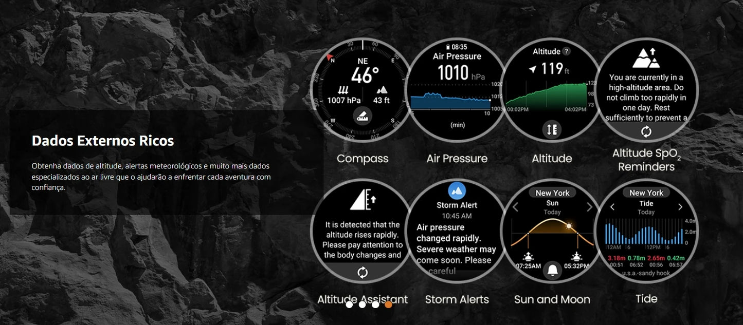 Amazfit T-Rex 3 Rugged/Military 48mm Smart Watch, GPS (with Privacy), Offline Maps, Long Battery Life, 328 Feet Re