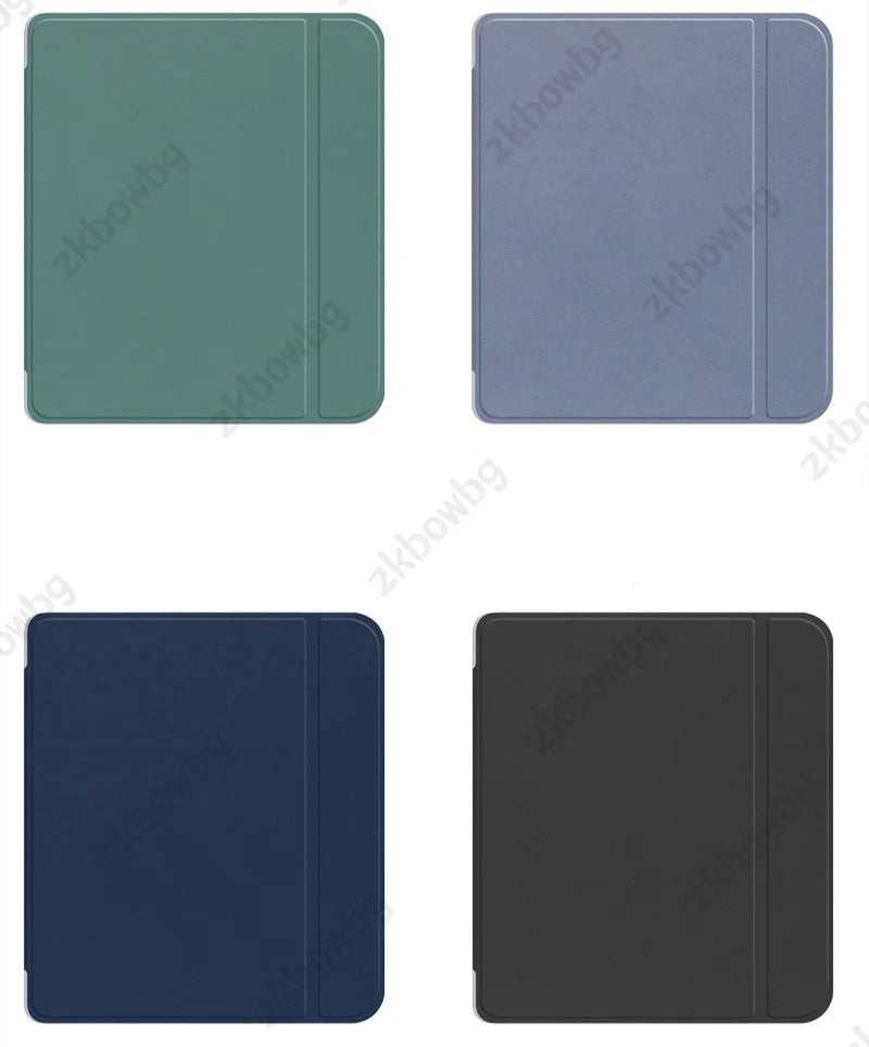 Magnetic Detachable for KOBO Libra Colour/Libra 2 N428 N418 7'' Ebook Case 360° Rotatable 2-in-1 Acrylic PU Leather Stand Cover