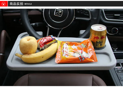 Car steering wheel table board, in car dining table, steering wheel card table, car laptop holder, tablet computer table board