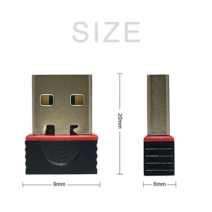 WIFI 6 Network Signal Reception Mini Driver-free Wi-Fi Adapter for PC Deskop Computer 2.4G Network Card USB Plug and Play