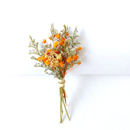 Mini Bouquet Diy Flower Decoration Dried Flower Bouquet Valentine's Day Mother's Day Home Decoration Gifts Weddings Event