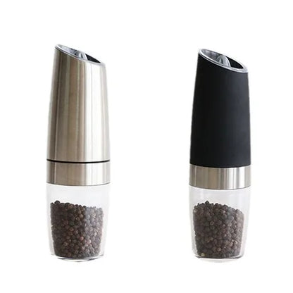 Electric Pepper Mill Stainless Steel Automatic Gravity Induction Salt and Pepper Grinder Adjustable Coarseness Grinder Tools