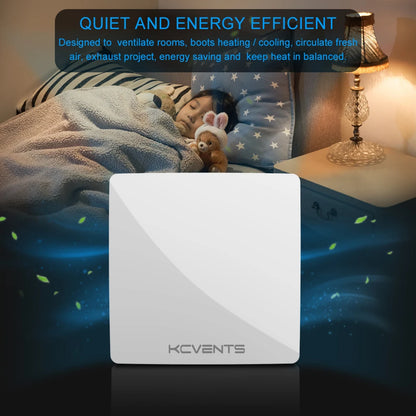 KCvents VT501WiFi 150mm Heat recovery ventilation room Ventilator Fresh Air Fan With Ceramic Hepa Filter Ventilation System Mute
