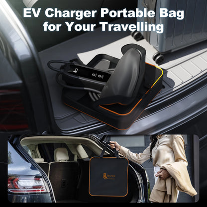 feyree Portable EV Charger Type2 IEC62196-2 EVSE Fast Charging 3.5M Cable EVSE Wallbox WiFi APP Bluetooth Wireless Control