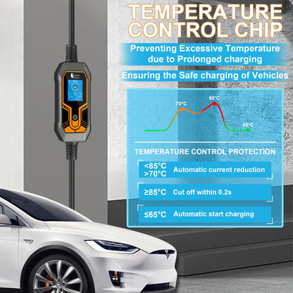 feyree 11KW 16A EV Portable Charger Type2  EVSE Charging Box Electric Car Charger CEE Plug IEC62196-2 Electric Vehicle Charger