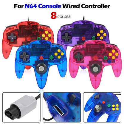NEW Wired Gamepad for N64 Console Controller for N64 Classic Joystick for Retro Game Console Controller for N64 Gaming Accessor