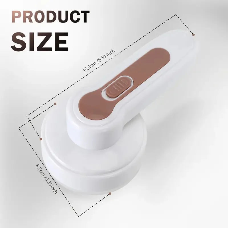 Rechargeable electric hair remover and portable shaver, suitable for clothing, furniture, and carpets.