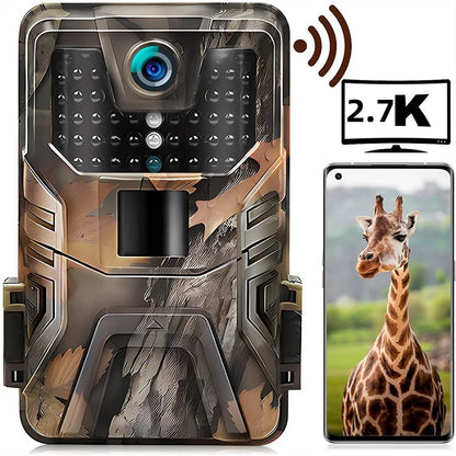 Outdoor WIFI APP 4K/2.7K 36MP/24MP Trail Camera Wildlife Infrared Night Vision Motion Activated IP65 Trap Game Cam Waterproof