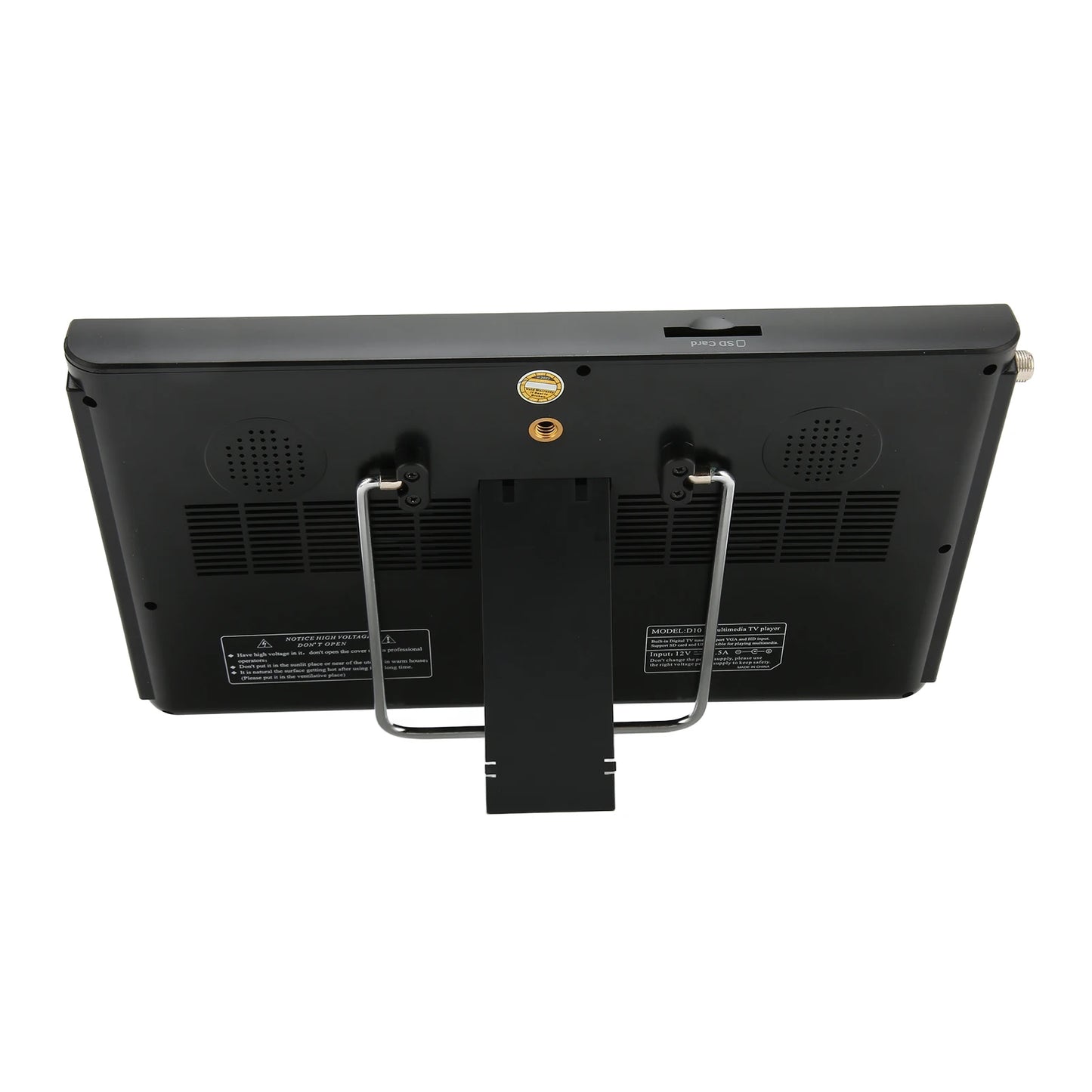 Portable TV 10 Inch High Sensitivity Tuner Rechargeable ATSC Digital TV for Car Outdoor Portable TV Rechargeable ATSC Digital TV