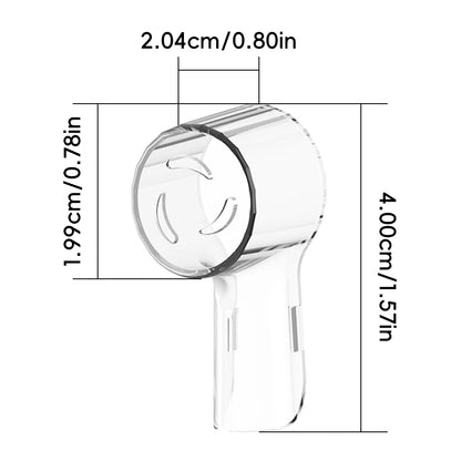 Toothbrush Dustproof Covers Caps Compatible with Braun Oral B Replacement Heads and iO Series Electric Toothbrush Head Protector