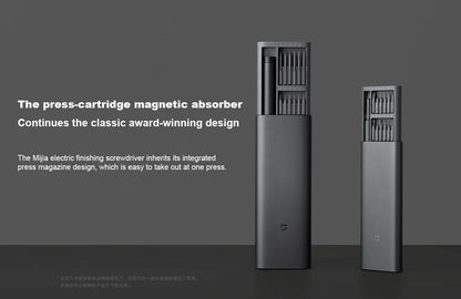 Mijia Electric Precision Screwdriver Magnetic Kit with 24 PCS Screw Heads Power Tools Sets for Smart Home PC Phone Repair