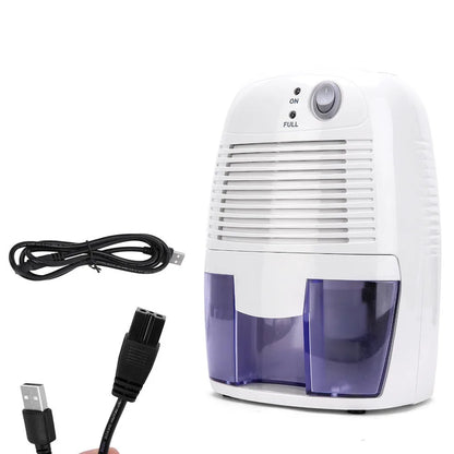 Portable Dehumidifier Air Purifier USB Mute Moisture Absorbers Air Dryer For Home Room Office Kitchen Deodorizer Dryer