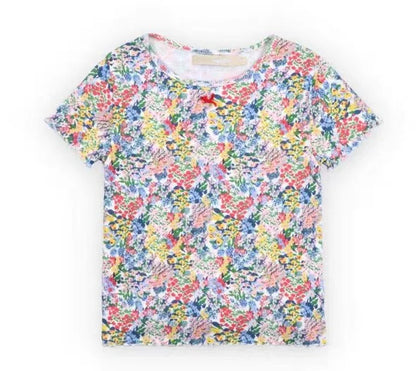Children's SS26 Summer T-shirt and Shorts, Cute Printed T-shirt and Pants Set for Boys and Girls
