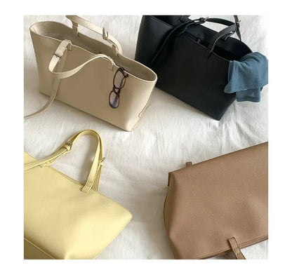 Casual Soft Tote Women Bag PU Leather Shoulder Bags for Women 2026 NEW High Quality Handbags and Purses Large Shopper Purses