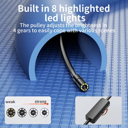 Industrial Endoscope Camera with two port for iOS/Android System HD 960P Inspection Sewer Borescope Camera for Checking Car