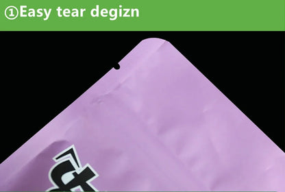 Custom Digital Print Resealable Stand up Pouch Bag Food Grade Plastic with Zipper for Candy Sweets Nuts Cookies Doypack