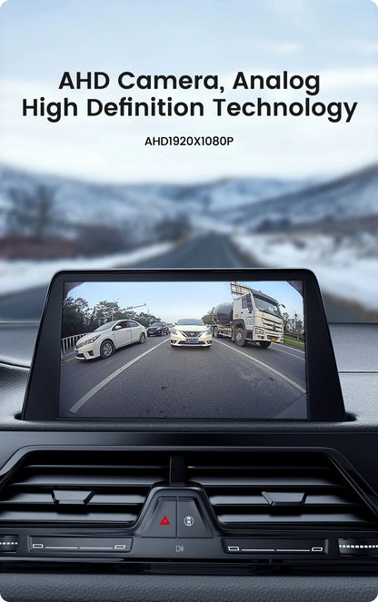 GreenYi AHD1080P Car Front Rear View Back Up Camera 170° Fisheye Lens Full HD Night Vision Vehicle Reverse Camera Universal G301