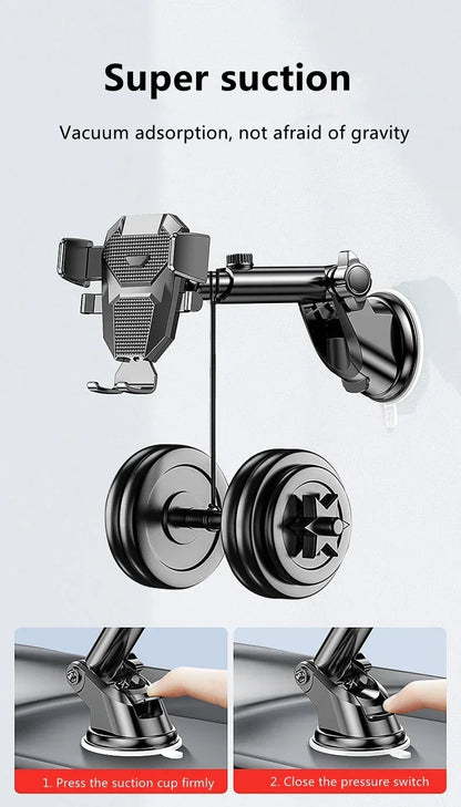 Universal Suction Cup Car Phone Holder Mount Stand for iPhone Samsung Xiaomi Huawei - Mobile Phone Sucker Support Bracket