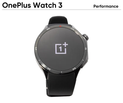 2025 New OnePlus Watch 3 Global Version Smart Watch 1.50 inches AMOLED 32GB Memory Snapdragon W5 Wear OS by Google NFC IP68 5ATM